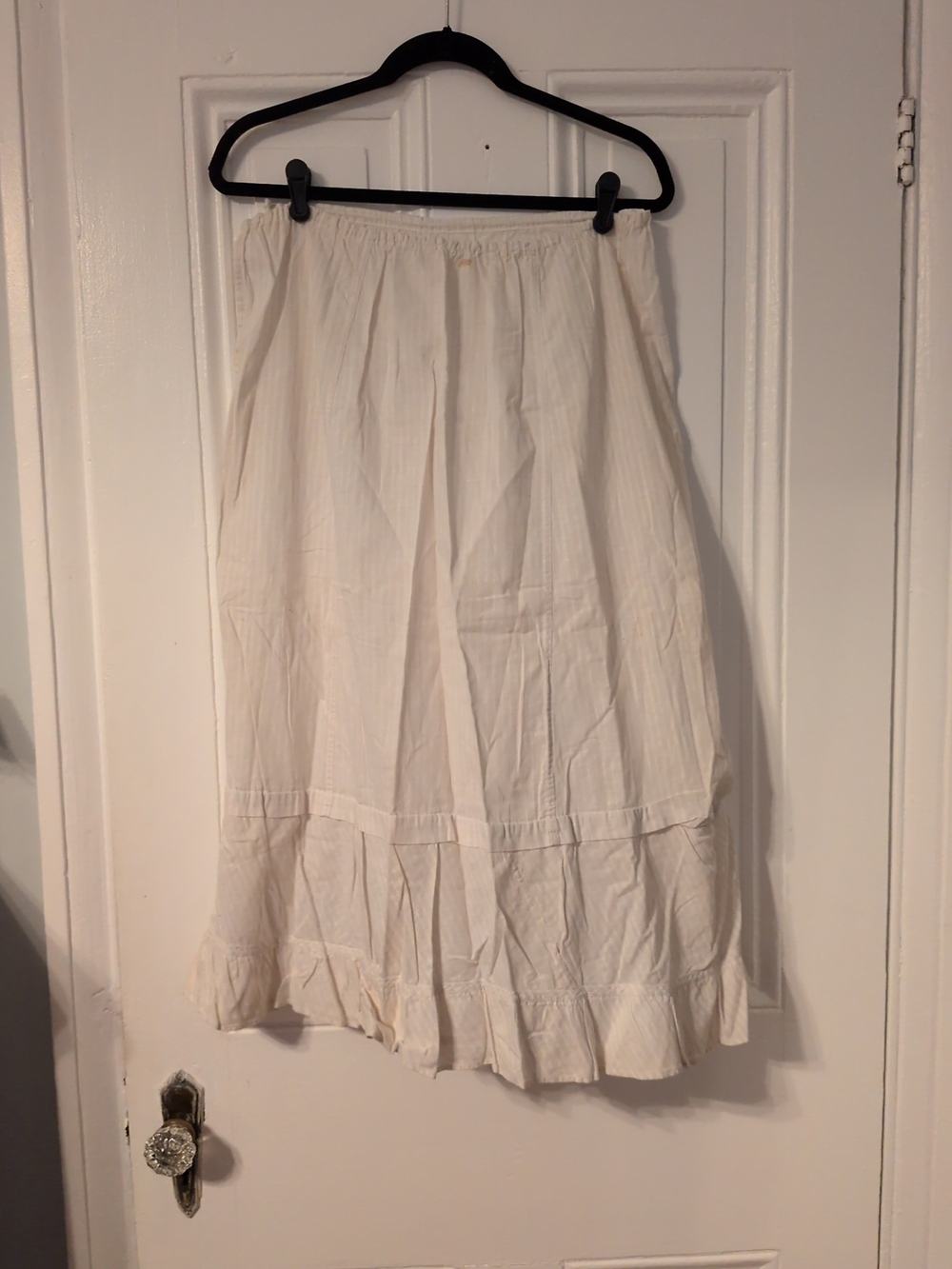 Antique Cream Tiered Petticoat